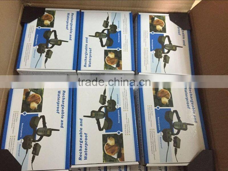 For 1 dogs 100lv shock vibra LCD display 998DR Remote Control Dog Training Collar Rechargeable Waterproof Pet Training Collar