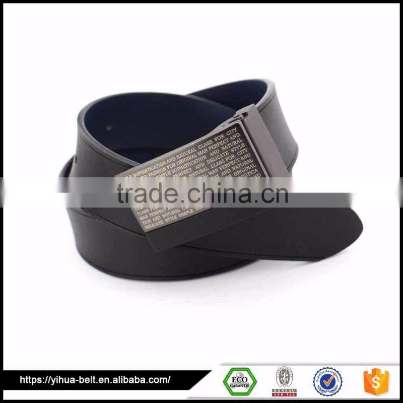 Modern Design men belt With plate Buckle