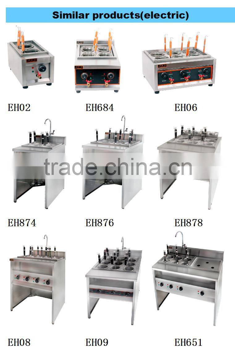 Commercial Kitchen Equipment 6KW table top Electric automat Pasta cooker Noodle cooker from Factory.