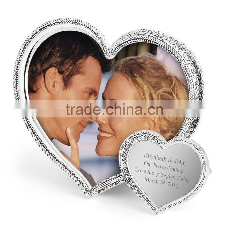 Direct Factory Heart Shaped Handmade Metal Photo Frame