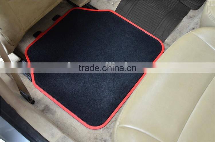 Everlasting Car Auto Carpet - Plush Pile 4/5 Piece Red national flag Floor Mats