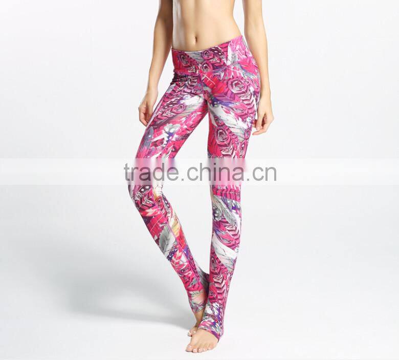 sublimation yoga legging black girls wearing yoga pants
