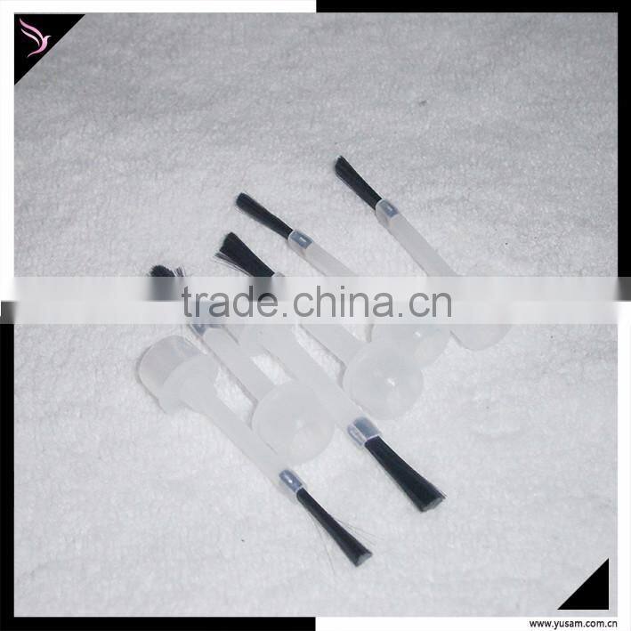 High quality black plastic nail polish cap with inner