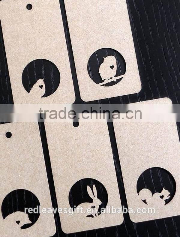 Hang tags for clothing, paper price tag, scarf hang tag