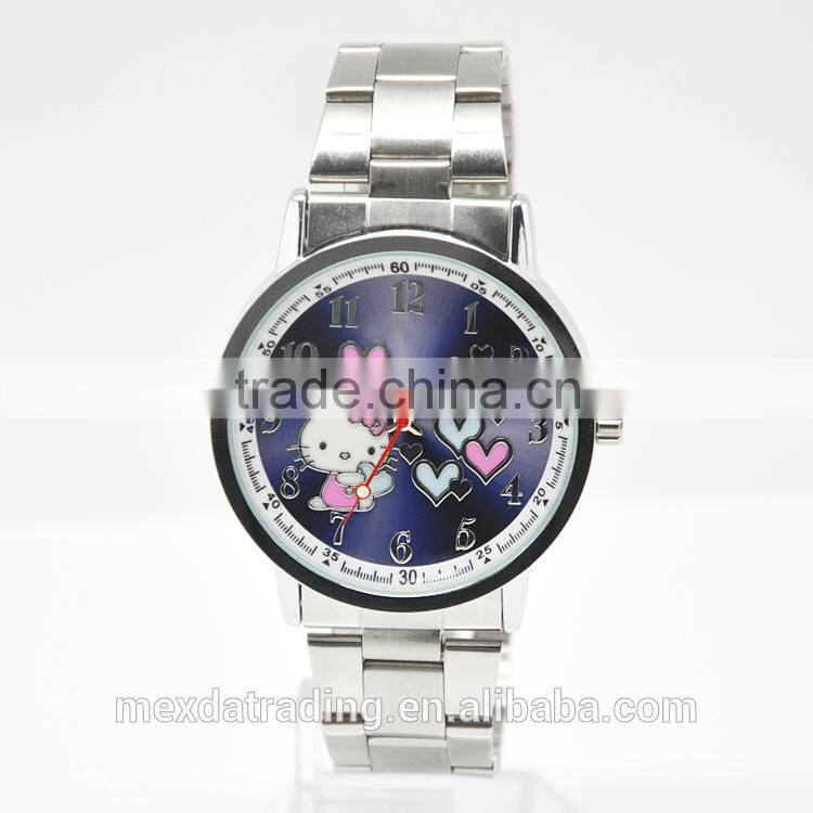 2015new fashion steel quartz best women watch brand