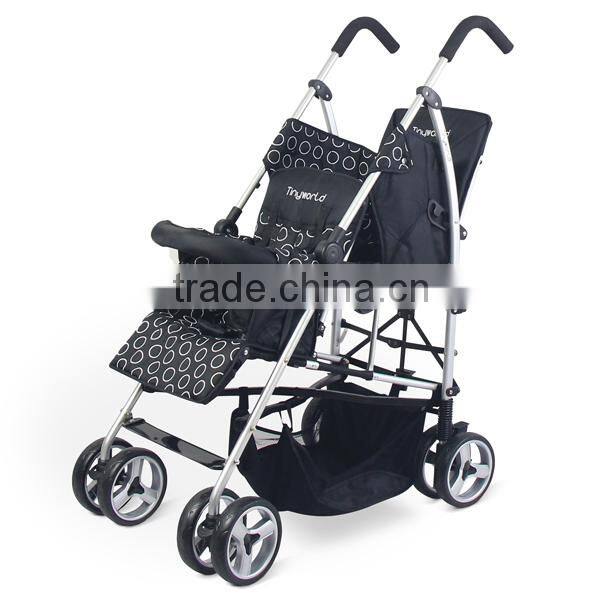 New European Style Fasion Twin Tandem Baby Stroller