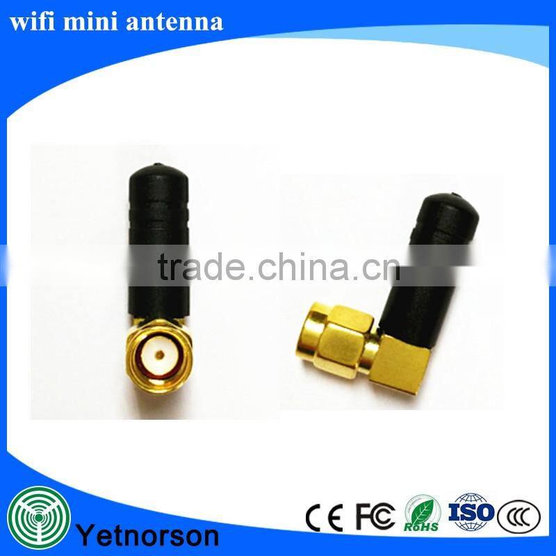 super mini antenna 25.6mm omni rubber antenna wifi antenna with SMA