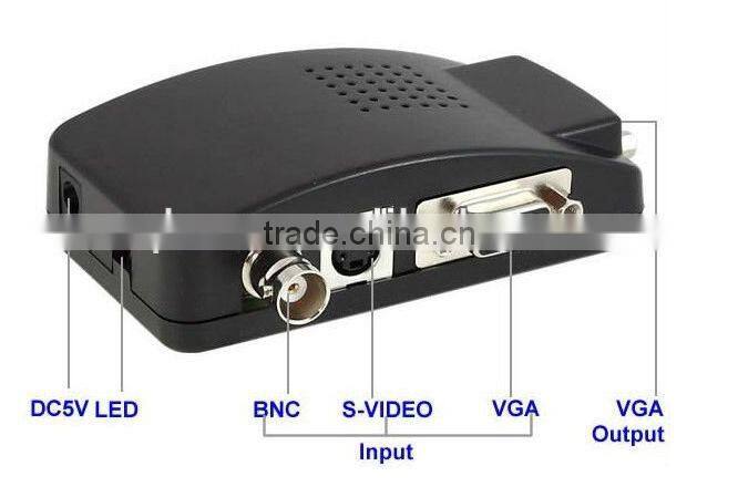 XinQi CCTV Camera Accessories BNC And Video VGA To AV Converter