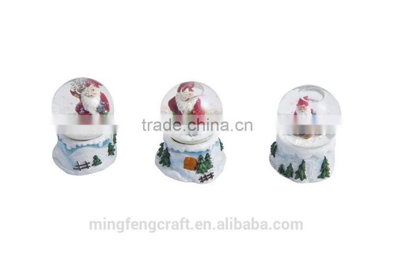 Poresin Christmas Santa Claus Music Snow Globe