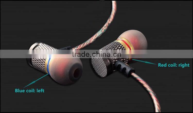 New KZ-ED2 Professional In-Ear Earphone 7MM Anti-noise Microphone Metal Heavy Enthusiast Bass Sound Music Headset