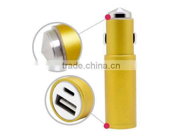 1000mah power bank car charger 2in1 function 5V 1A car charger power bank