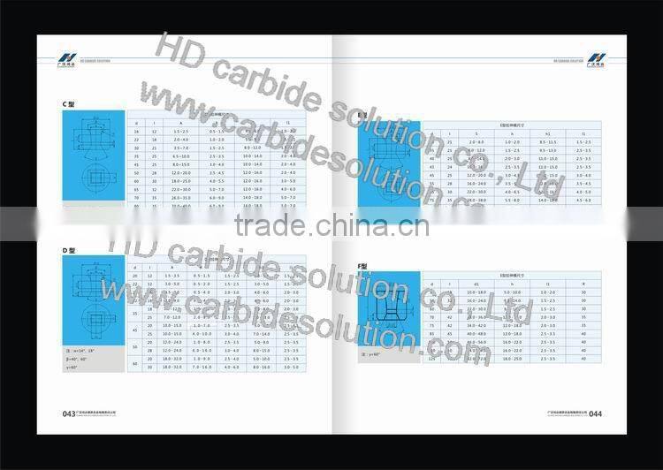 Cemented carbide stamp dies