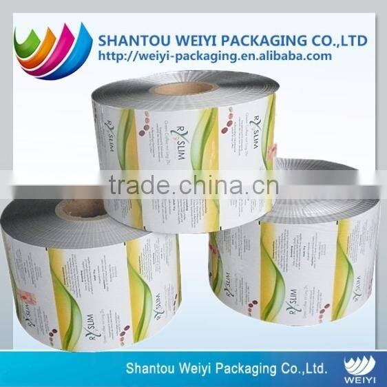 heat cup sealing lidding film for plastic cup