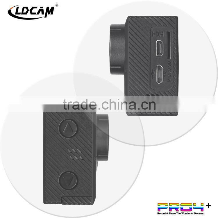 Drop shipping LDCAM pro4+ WIFI 4k Ultra HD action camera 45m waterproof with waterproof case