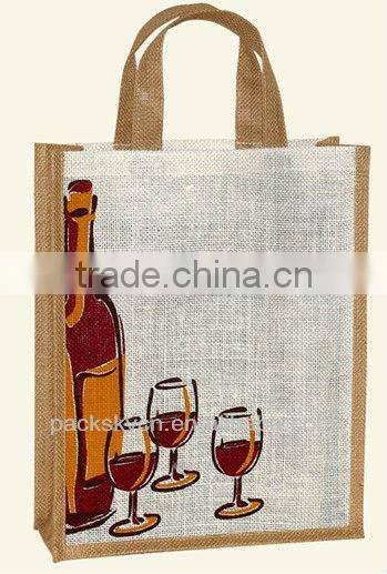 guangdong fashion custom cotton wine bag packing