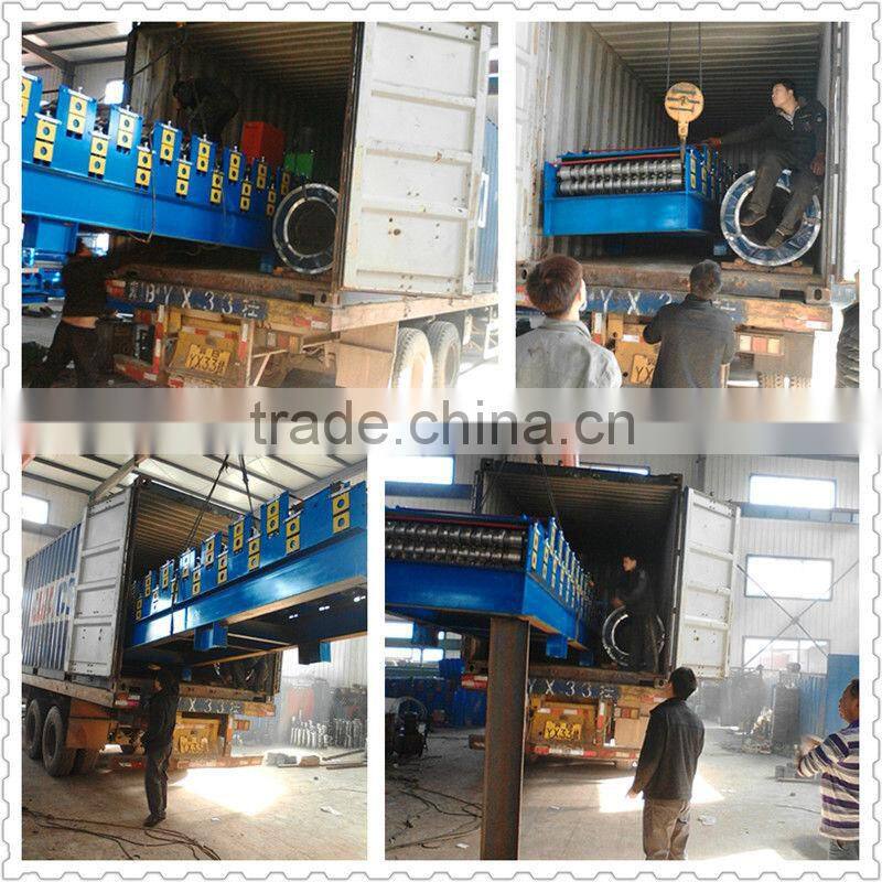 0.8 - 1.5mm Steel Deck Roll Forming Machine For Floor Decking Sheets