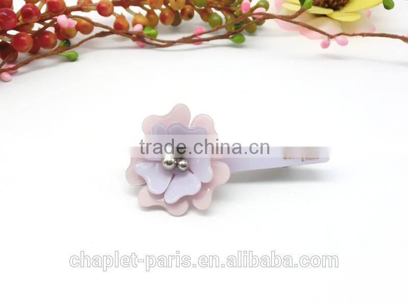 women high-grade flowers with rhinestone hair accessories of hairgrip