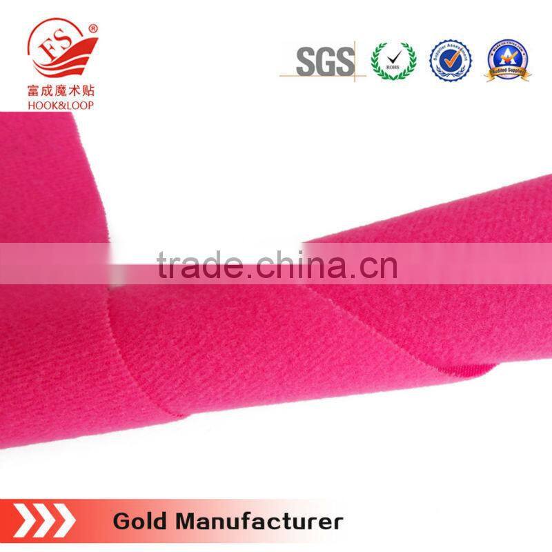 Red Super soft loop smooth nylon fabric for baby