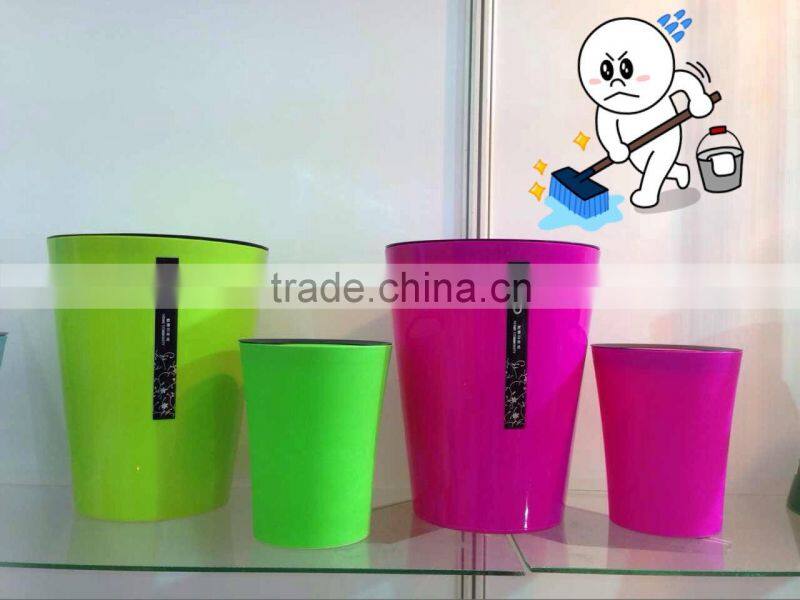 plastic waste bin