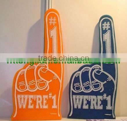 2013 new style and various colours cheering foam hand
