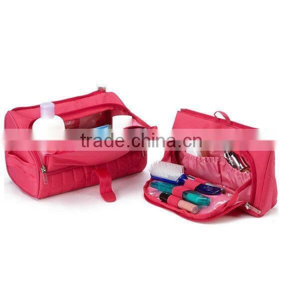 2014 Comestic packing Flip-Top Toiletry carry Case /Journey cosmetic pouch /wash bag