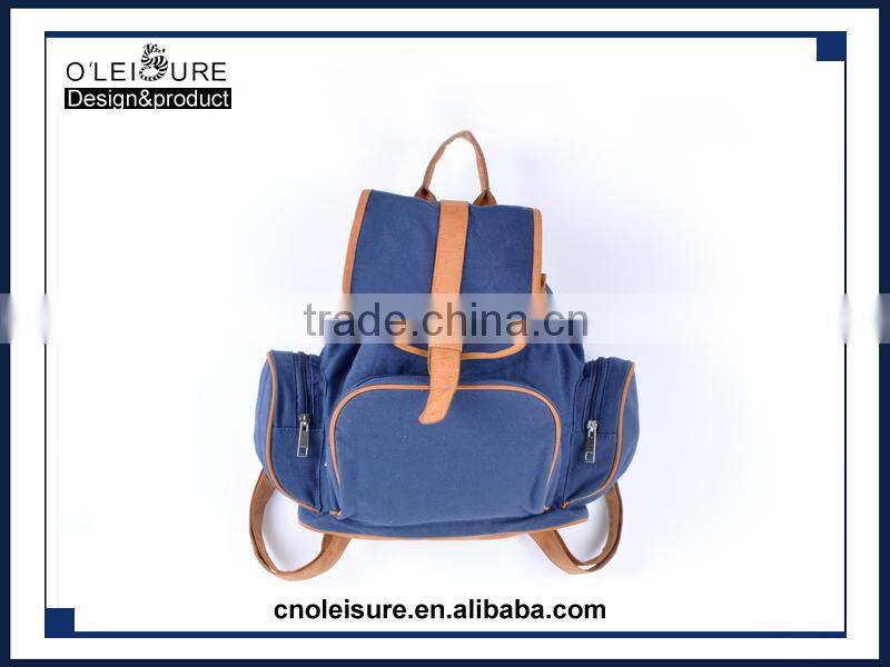 Vintage Men's Backpack Hiking Travel Military Satchel School bag Rucksack Designer Backpack