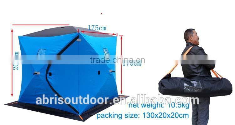 High quality 3 persons tent for winter fishing