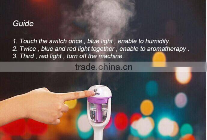 Water Bottle Steam USB Humidifier Air Mist Diffuser