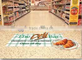 custom printing removable floor sticker