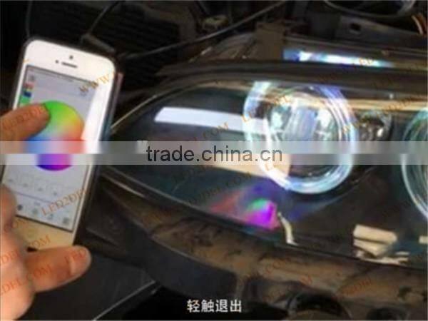 phone control wifi rgb for bmw e39 led headlight 20w wifi control rgb angel eyes for bmw e60 color changing angel eyes halo ring