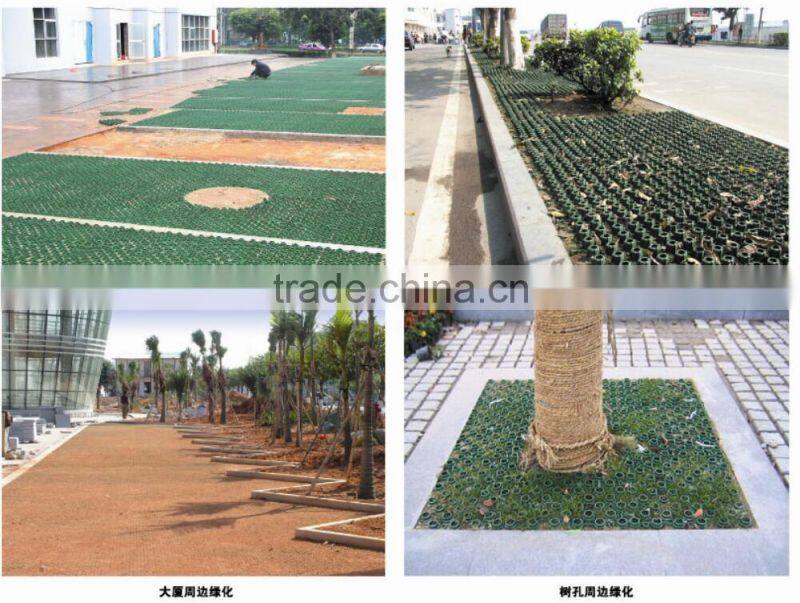 Plastic grass pavers for parking lot
