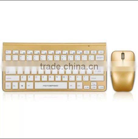 Motospeed Brand new high quality computer accessories ultra-thin 2.4g wireless keyboard and mouse combo for hisense smart tv KM9