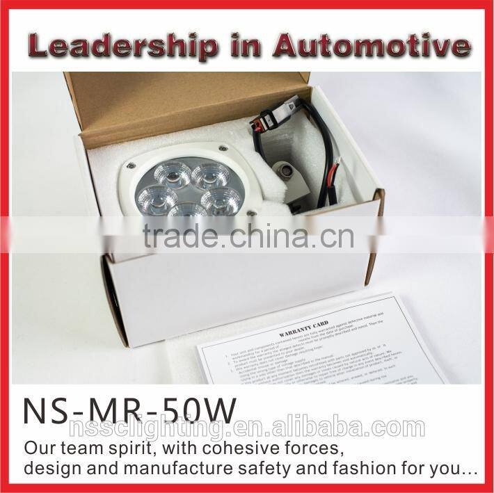 9-32V DC 50watt LED working light flood beam spot beam with high heat dissipation compact-size for easy installation