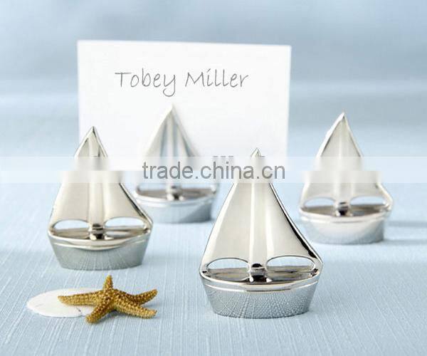 Set Sail Shining - Silver Place Card Holders