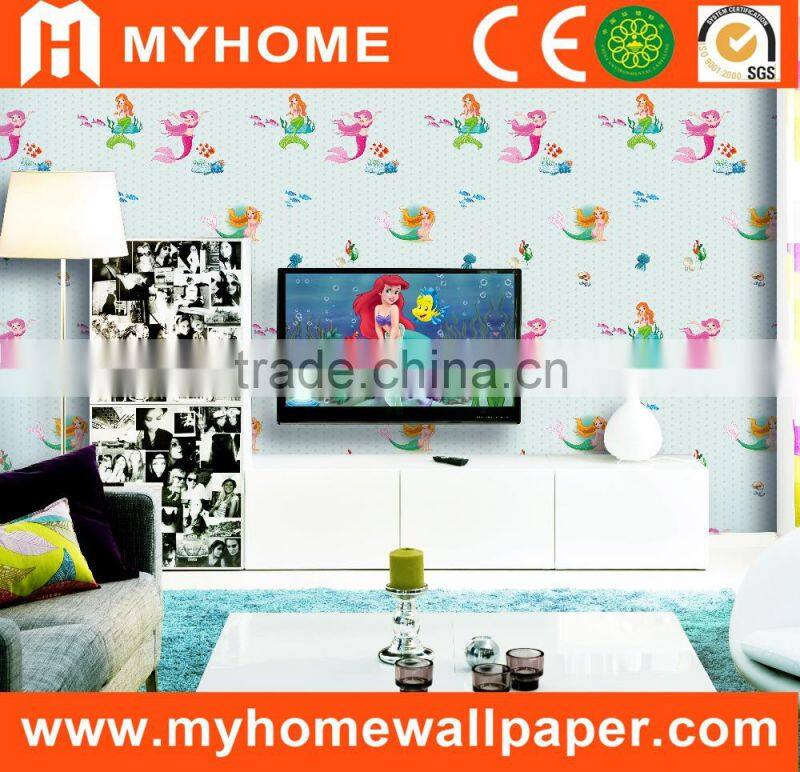 import mermaid kids vinyl wallpaper price