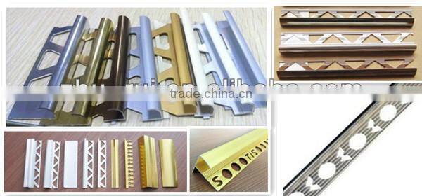 aluminum punched anodizing step nosing/laminate stair treads/laminate flooring stair step