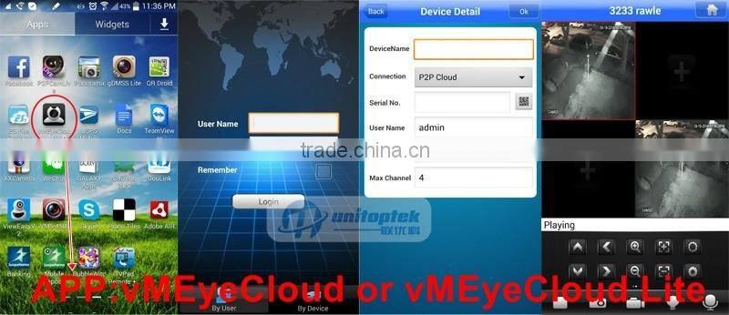 HD TVI PIR Camera With1080P 1/3" Cmos PIR Style Motion Detector 3.7mm Lens UTC Camera + OSD Menu