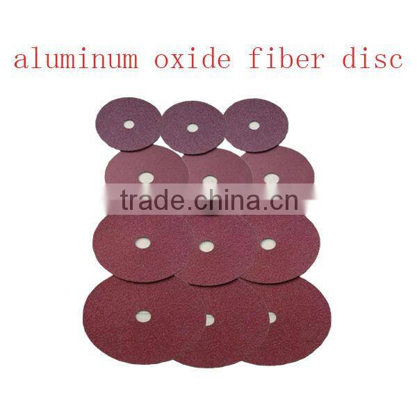 7" star hole abrasive fiber disc