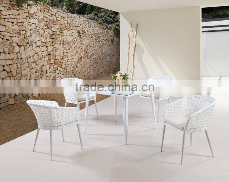 Noble modern restaurant dining hotel rattan table chairs