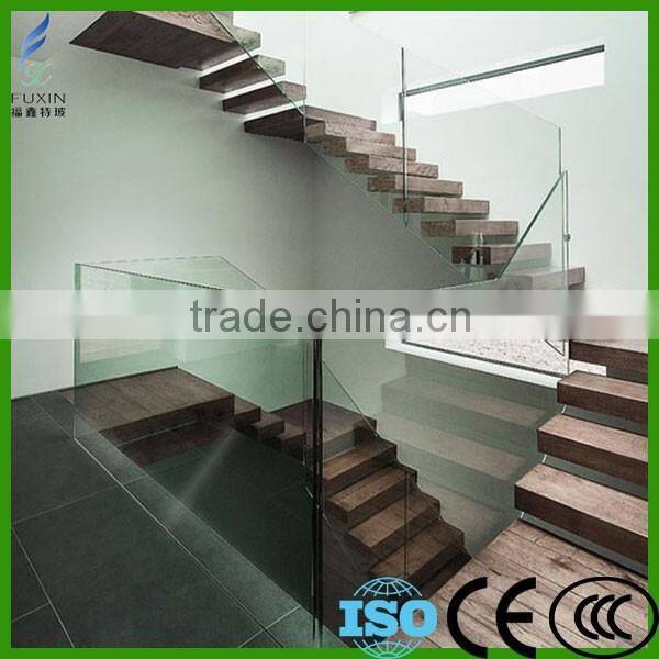 tempered laminated safety glass for stairs in china