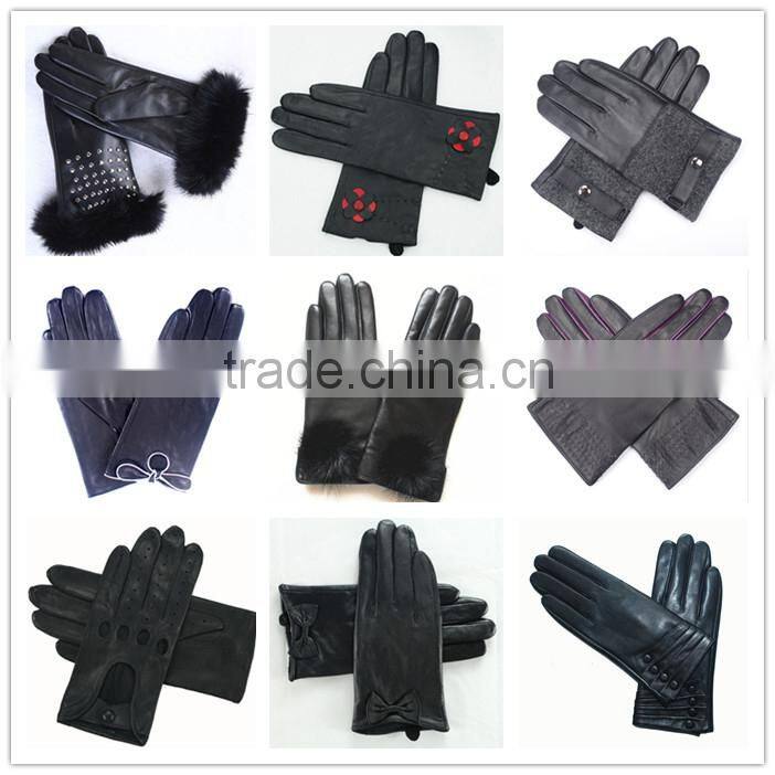 New Fashion Ladies Leather Glove For Party Dresses