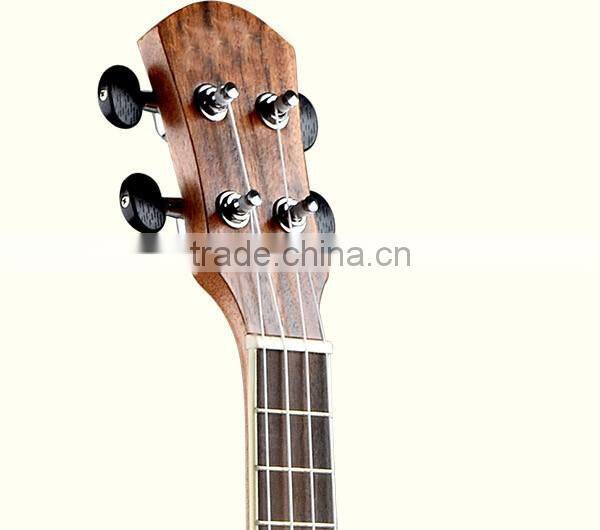 24 inch wholesale koa thin body ukulele china guitar (UK26-90)