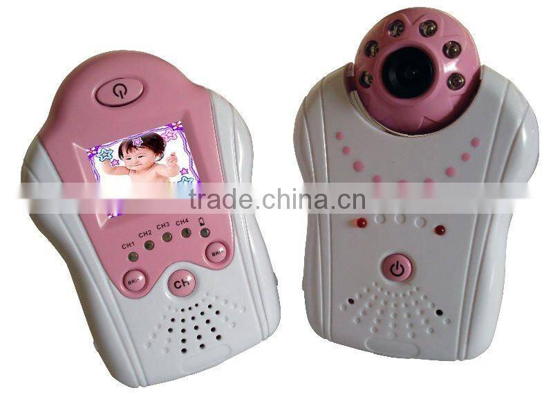 2.4G wireless Baby Monitor with 4 channels
