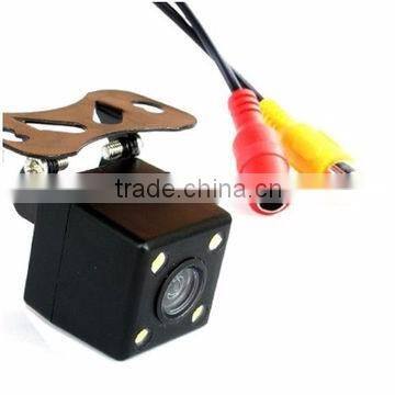 Hotsale Mini 4 LED Waterproof Car Backup Camera with Adjustable Bracket and Good Night Vision Function