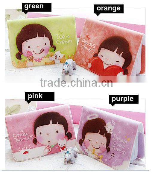 Korean Girl Lovely Business ID Credit Card Wallet Holder Pocket Bag Case
