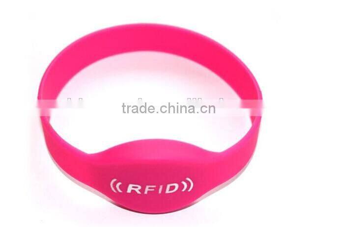 Customized printing RFID silicone wristband/bracelet