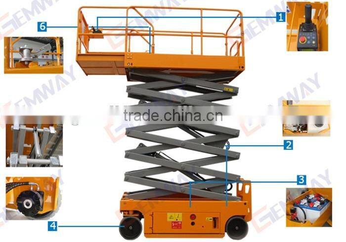 2016 High Performance mobile electric scissor lift for Wholesale