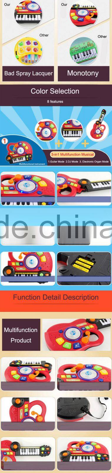 High quality musical instrument electric guitar musical toys for babies