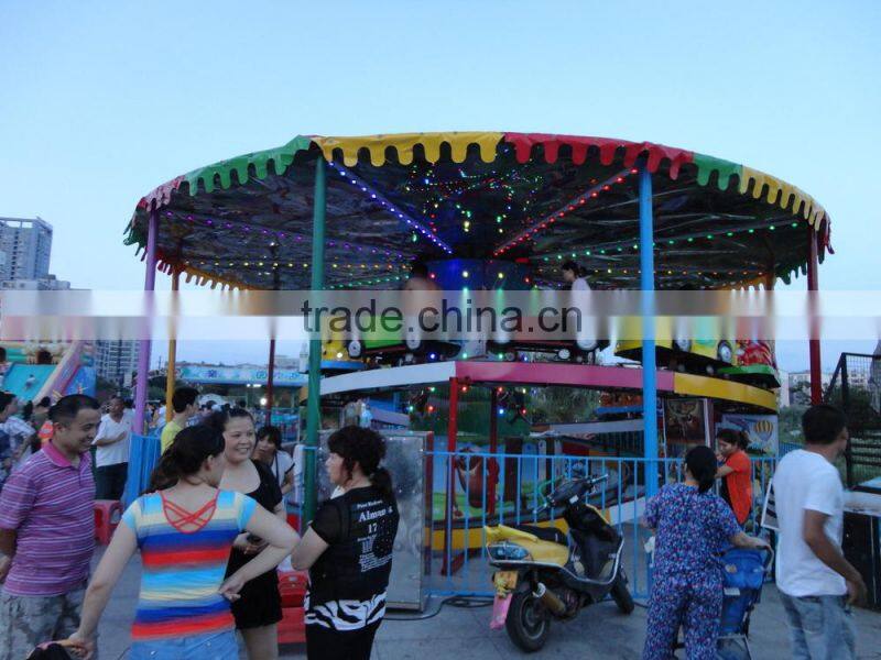 Kiddy Car Rides Mini Shuttle Track Car Indoor Outdoor Game