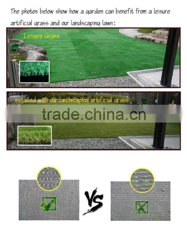 yellow color artifcial grass for school kindergarden playground